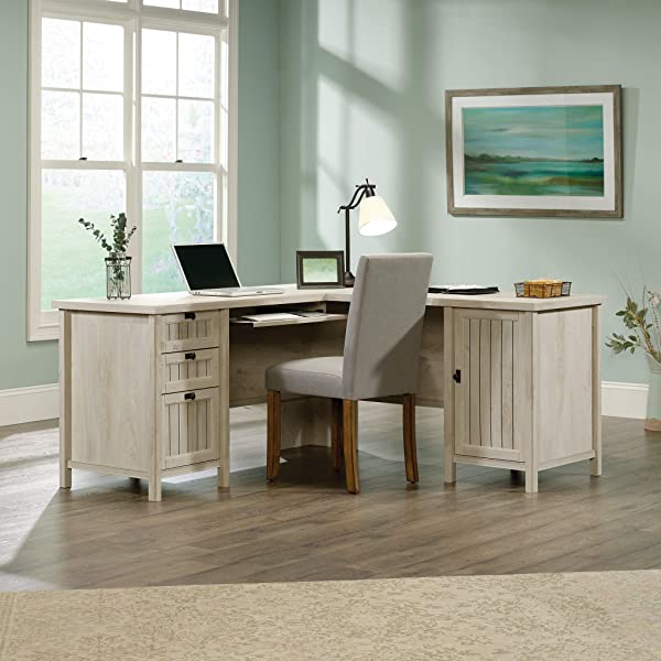 Sauder Costa Lateral File, Chalked Chestnut finish Chalked Chestnut Finish Lateral File