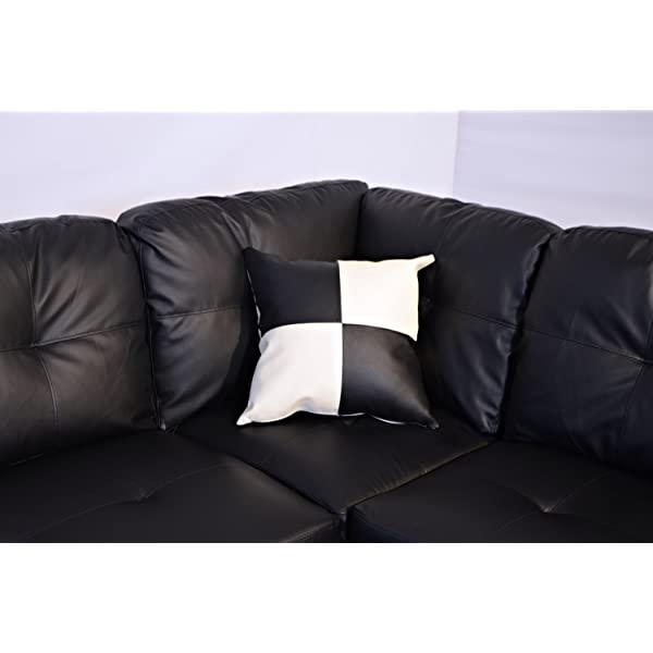Beverly Fine Funiture Sectional Sofa Set, 92A White