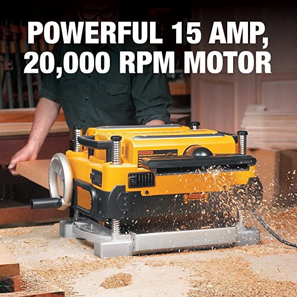 DEWALT Thickness Planer, Two Speed, 13-Inch (DW735X) 2-Speed 13