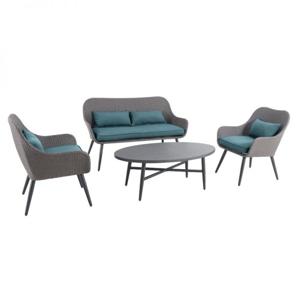 4-Seat group with cushion