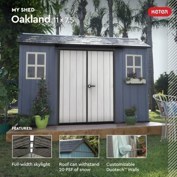 Oakland Plastic Storage Warehouse, 11' Wide x 7' Deep