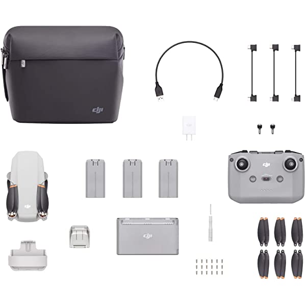 DJI Mini 2 – Ultralight and Foldable Drone Quadcopter, 3-Axis Gimbal with 4K Camera, 12MP Photo, 31 Mins Flight Time, OcuSync 2.0 10km HD Video Transmission, QuickShots Gray