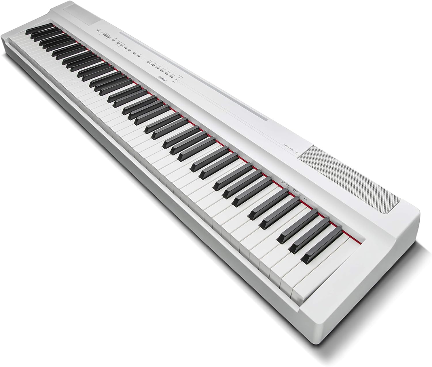 YAMAHA P125 88-Key Weighted Action Digital Piano with Power Supply and Sustain Pedal