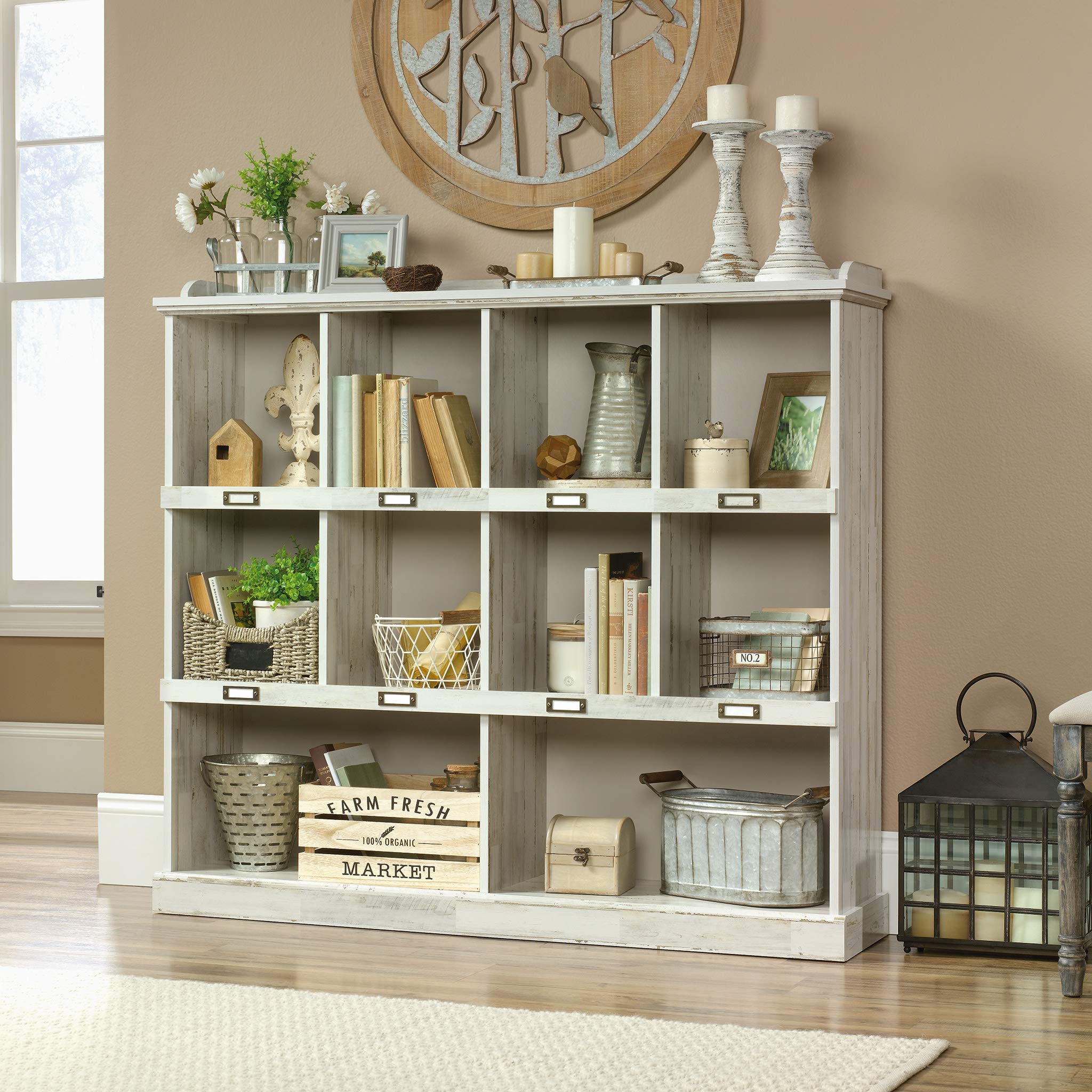 【Furniture】Sauder Barrister Lane Bookcase, Iron Oak finish
