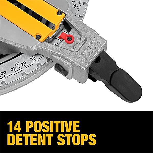 DEWALT 12-Inch Miter Saw, 15-Amp, Single Bevel, Compound (DWS715) 12