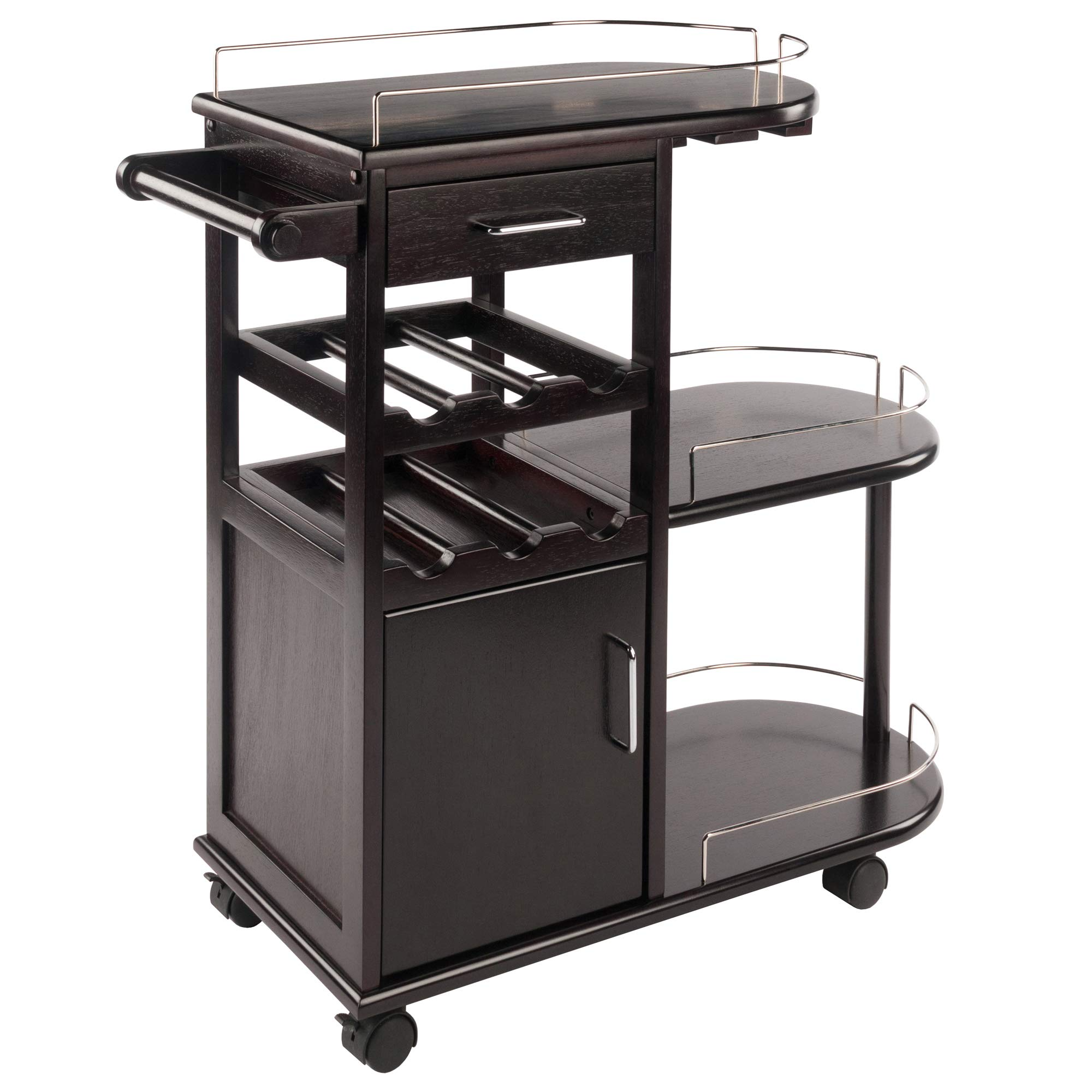 【Furniture】Winsome Trading, Inc. Jimmy Cart, Espreso