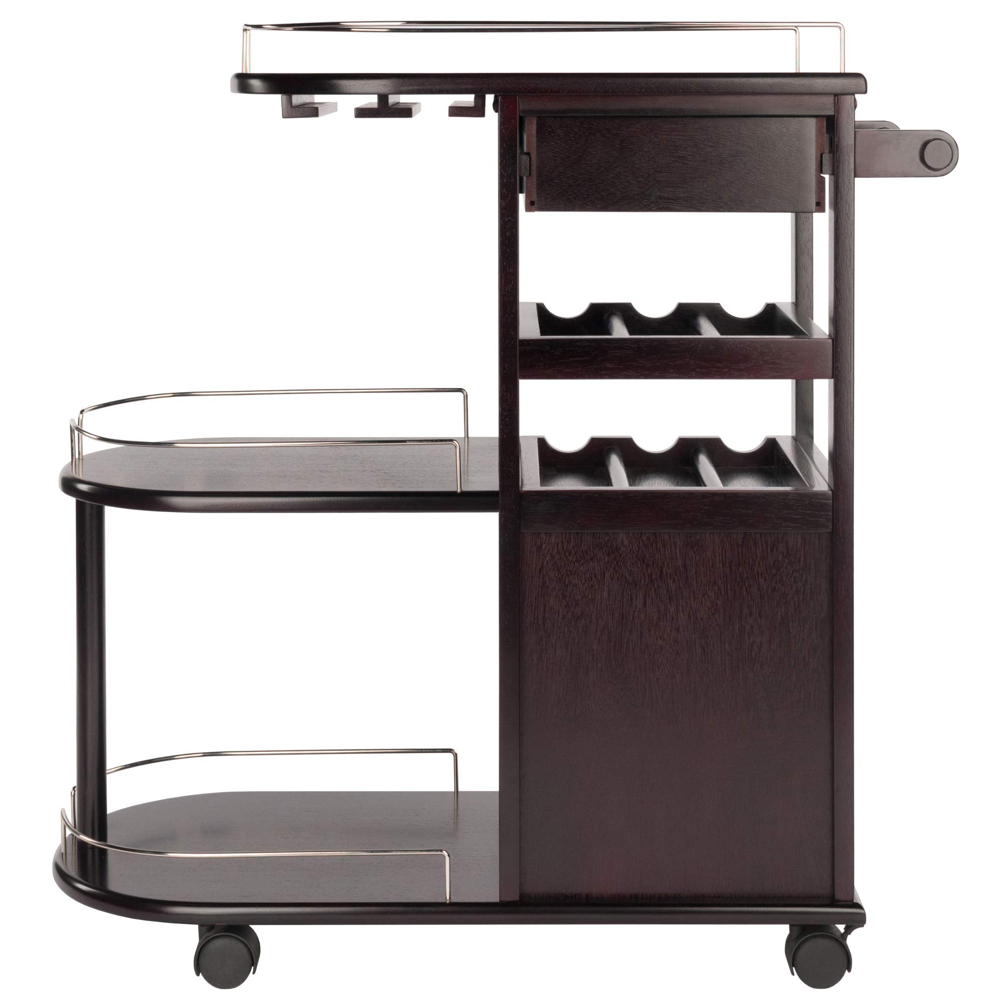 【Furniture】Winsome Trading, Inc. Jimmy Cart, Espreso